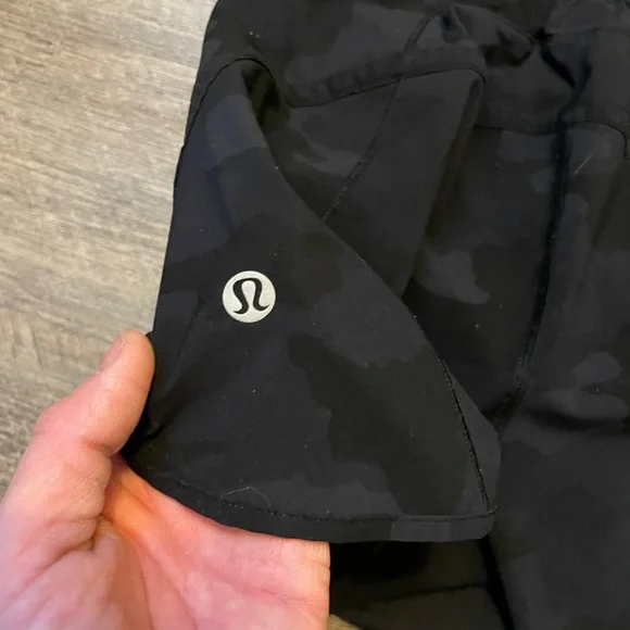 lululemon athletica Black Camouflage Athletic Shorts - Picture 3 of 4
